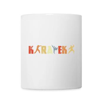 Karateka Vintage Look - Mug blanc - blanc - Devant