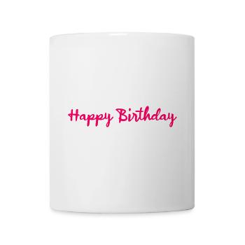 ALLES GUTE ZUM GEBURTSTAG. JAHRESTAG. - Tasse - Weiß - Vorne