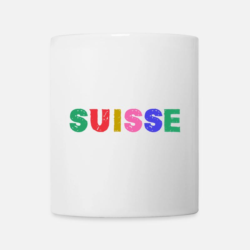 SUISSE - Mug blanc - blanc