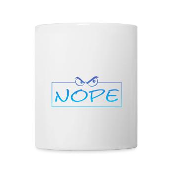 Nope - Tasse - Weiß - Vorne