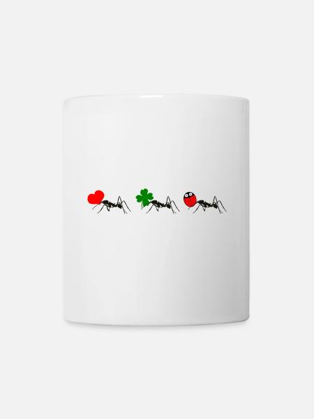 Ameisenglück - Tasse - Weiß
