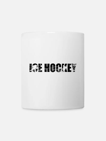 Eishockeyspieler - Tasse - Weiß