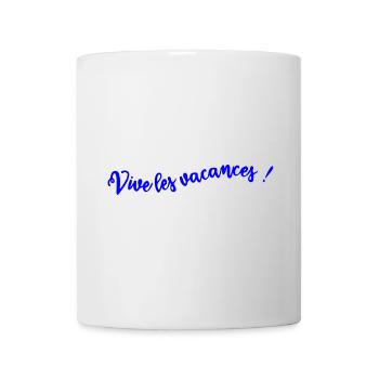 MAÎTRESSE. MAITRE. MERCI. MERCI MAÎTRESSE - Mug blanc - blanc - Devant