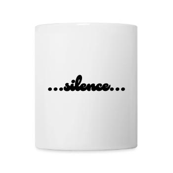 silence - Tasse - Weiß - Vorne