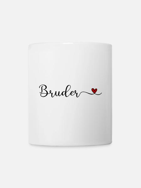 Bruderherz - Tasse - Weiß