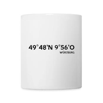 Wurzburg Coordinates Design - Mug - white - Front