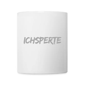 Ichsperte - Experte, lustiger Wortwitz - Tasse - Weiß - Vorne
