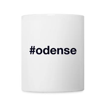ODENSE Hashtag Denmark - Tasse - Weiß - Vorne