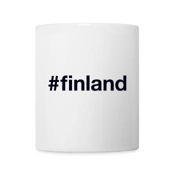 FINLAND Hashtag - Mug - white - Front