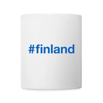 FINLAND Hashtag - Mug - white - Front
