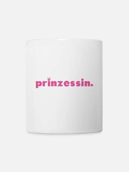 prinzessin. - Tasse - Weiß