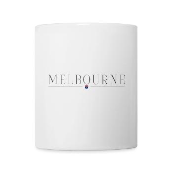 Melbourne, Australie Fan Outfit T Shirt Design - Mug blanc - blanc - Devant