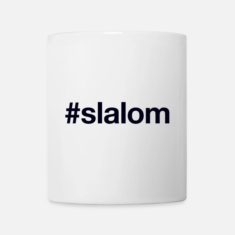 SLALOM Hashtag - Tasse - Weiß