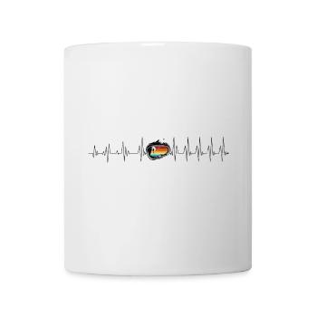 Vintage Climber s Heartbeat - Mug - white - Front
