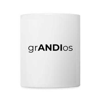 grandios Andreas Andy Andrea Spruch Name Geschenk - Tasse - Weiß - Vorne