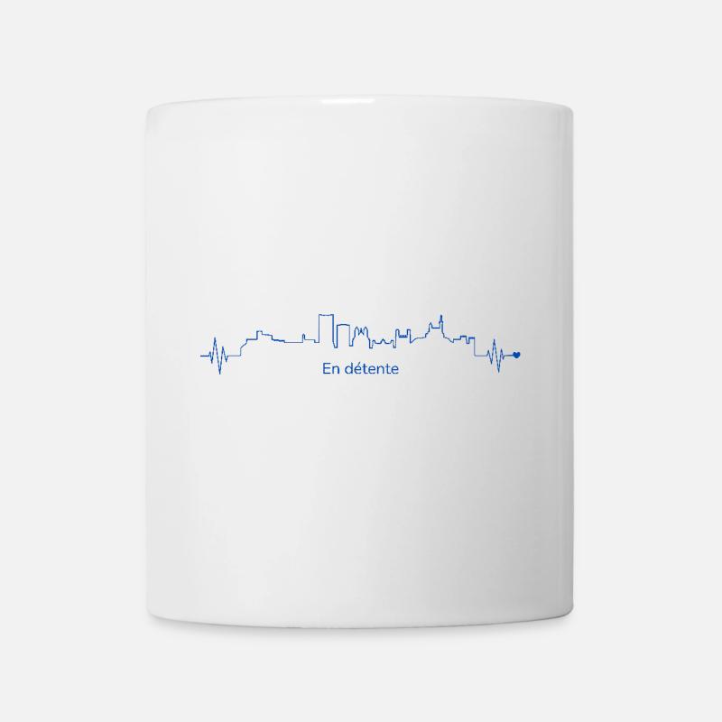 Marseille - En détente - Skyline - Mug blanc - blanc