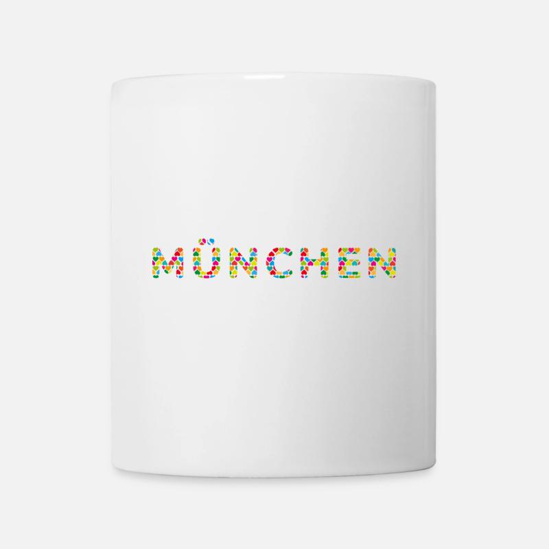 T-Shirt Munich – Joie de vivre bavaroise - Mug blanc - blanc