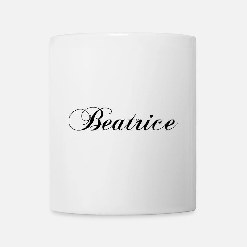 Beatrice, personalisierte Kleidung - Tasse - Weiß