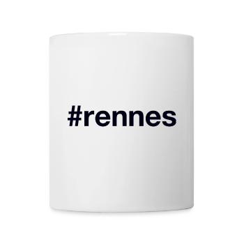 RENNES Hashtag France - Mug - white - Front