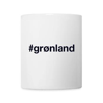 Hashtag Groenland Groenland - Mug blanc - blanc - Devant