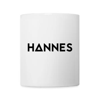 First name Hannes - Mug - white - Front
