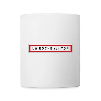 Panneau d'entrée de ville de La Roche-sur-Yon, Ven - Mug blanc - blanc - Devant