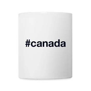 CANADA Hashtag - Tasse - Weiß - Vorne