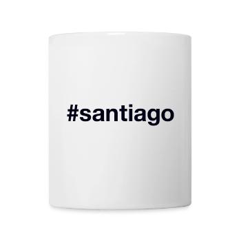 SANTIAGO Hashtag Chili - Mug blanc - blanc - Devant