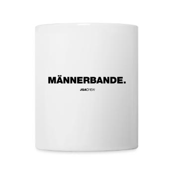 Männerbande (JGA - Jungesellenabschied) - Tasse - Weiß - Vorne