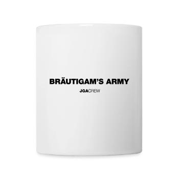 Bräutigams army (JGA - Jungesellenabschied) - Tasse - Weiß - Vorne