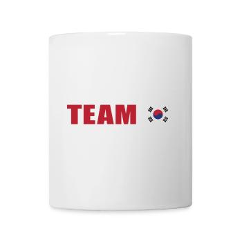 Conception d’inspiration du drapeau sud-coréen - Mug blanc - blanc - Devant