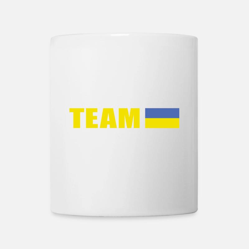 Support Team Ukraine - Mug - white