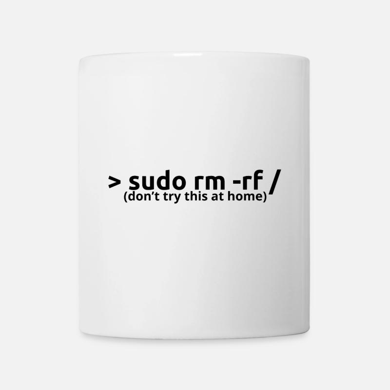 sudo rm rf - Tasse - Weiß
