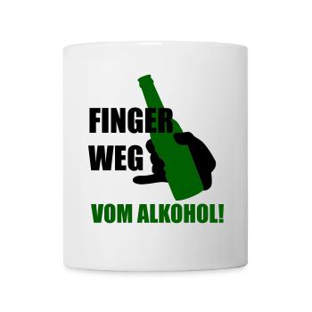 Éloignez-vous de l'alcool - Mug blanc - blanc - Devant