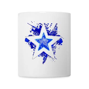 Star design (Arctic Blue) - Mug - white - Front