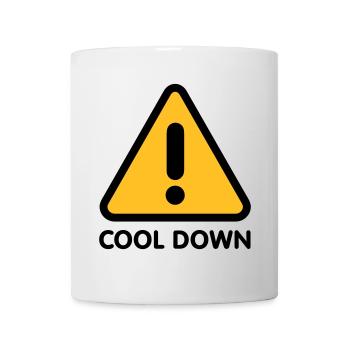 Cool down | Runter kommen - Mug blanc - blanc - Devant