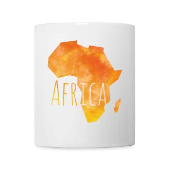 africa - Tasse - Weiß - Vorne