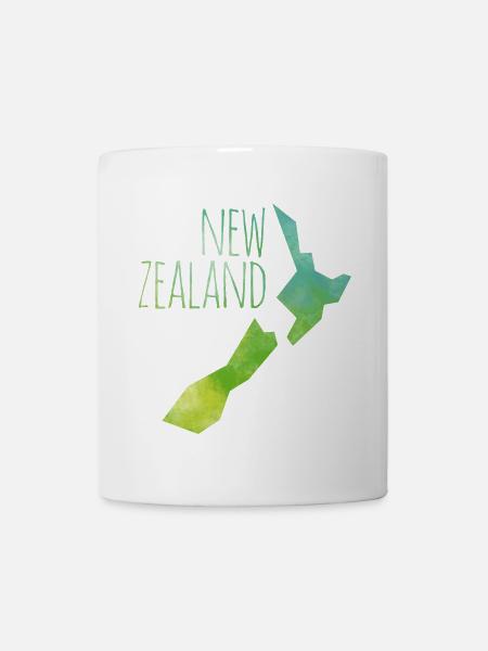 new zealand - Tasse - Weiß