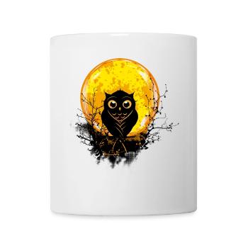 Une chouette dans la forêt - Mug blanc - blanc - Devant