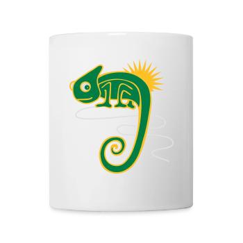 Le caméléon - Mug blanc - blanc - Devant