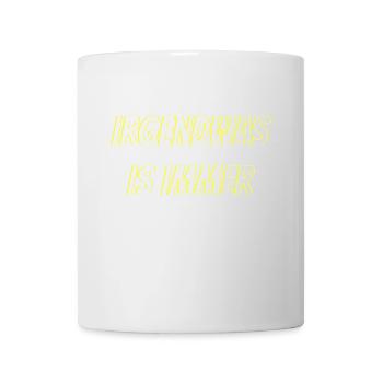 irgendwas is immer - Tasse - Weiß - Vorne