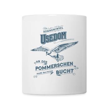 Sonneninsel Usedom - Tasse - Weiß - Vorne