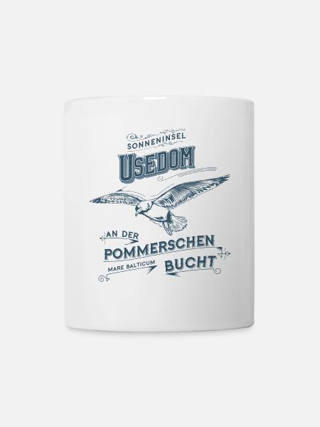 Sonneninsel Usedom - Tasse - Weiß