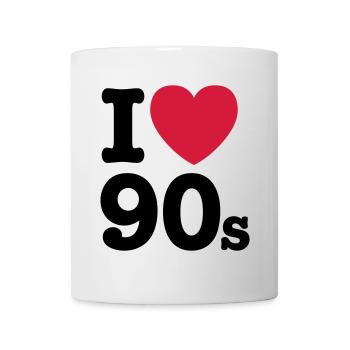 J'aime 90 - Mug blanc - blanc - Devant