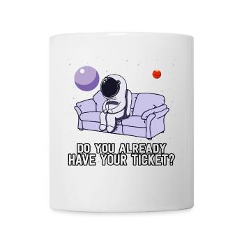 Planet Astronaut Space Space Idée cadeau - Mug blanc - blanc - Devant