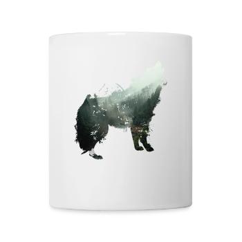 Der Wolf ist der Wald - Tasse - Weiß - Vorne