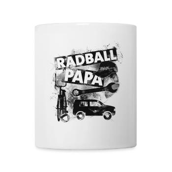 Radball | papa - Mug blanc - blanc - Devant