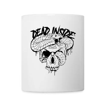 Abstraktes Design aus surrealen farbigen Linien - Tasse - Weiß - Vorne