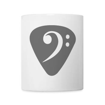 plektrum_bassschluessel - Mug blanc - blanc - Devant