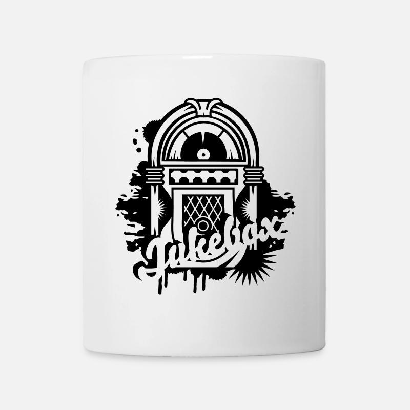 Jukebox Graffiti - Tasse - Weiß
